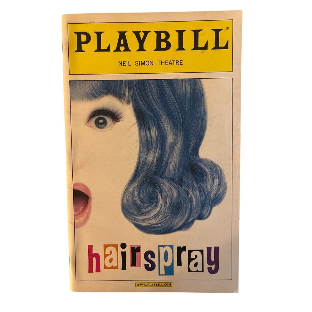 Hairspray Broadway Playbill Feb 2007 Neil Simon Theatre Alexa Vega VG